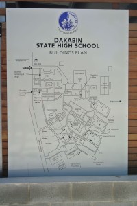 Plan der Schule